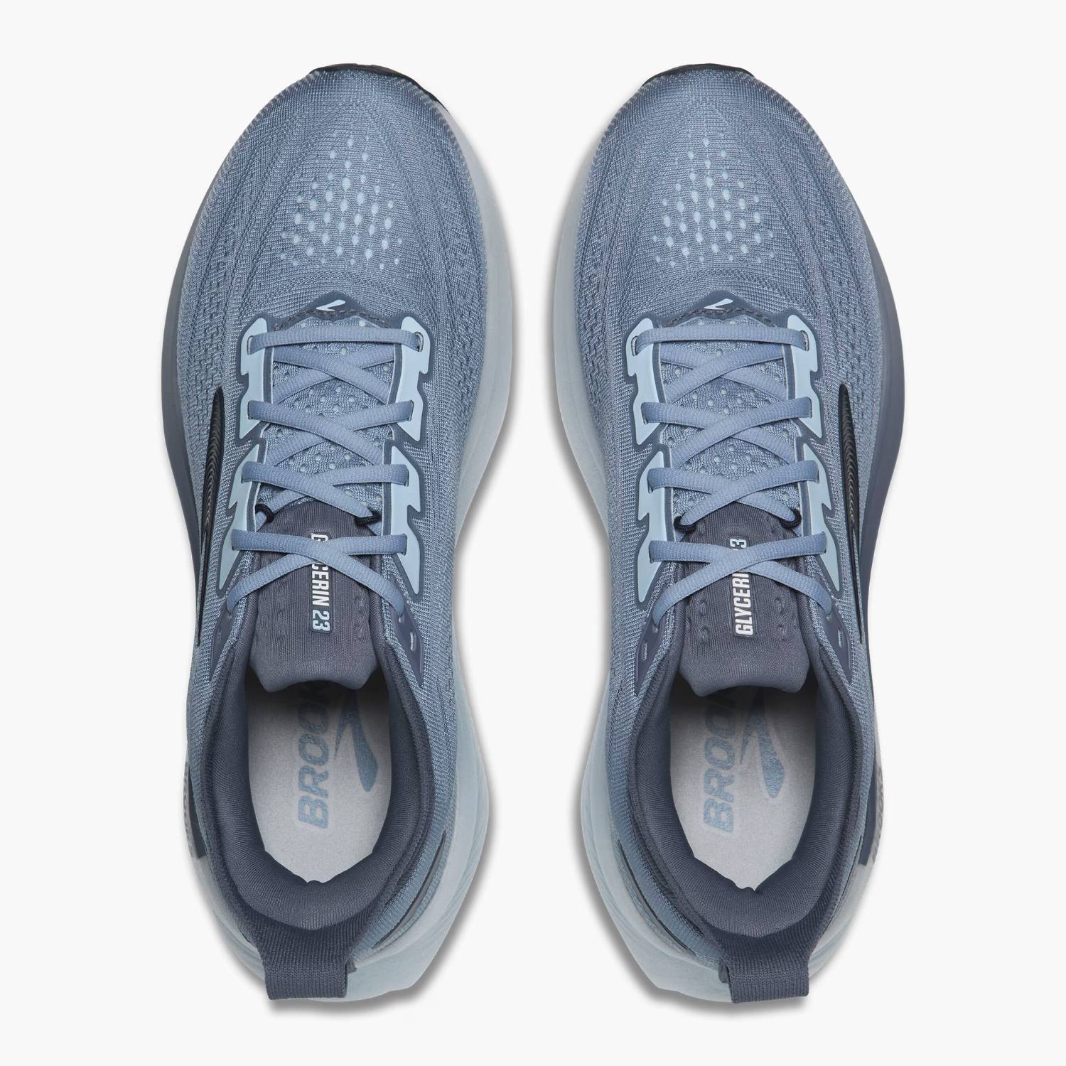 Brooks Glycerin 23 Men's Running Shoes, Rain Washed/Breeze/Baltic Sea