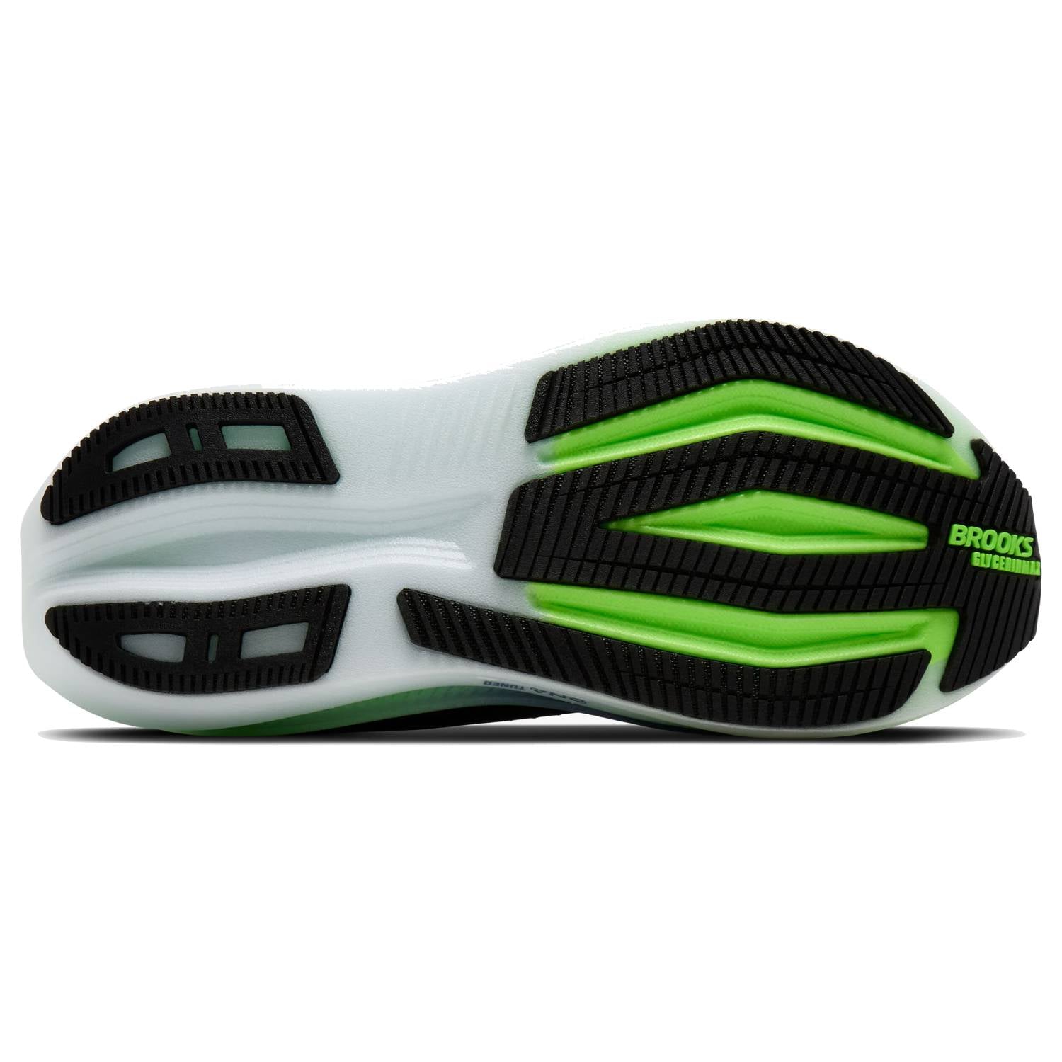 Brooks Glycerin Max 2 Men's Running Shoes, Phantom/White/Green Gecko