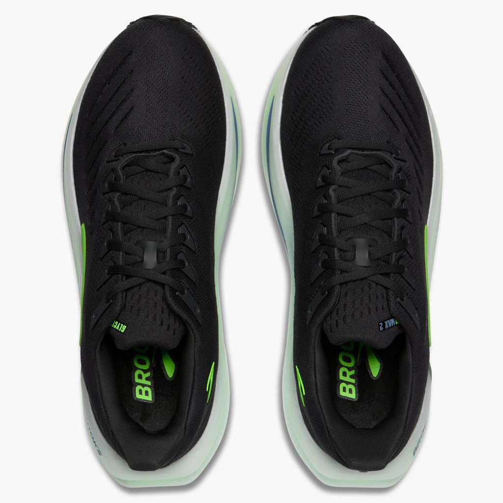 Brooks Glycerin Max 2 Men's Running Shoes, Phantom/White/Green Gecko