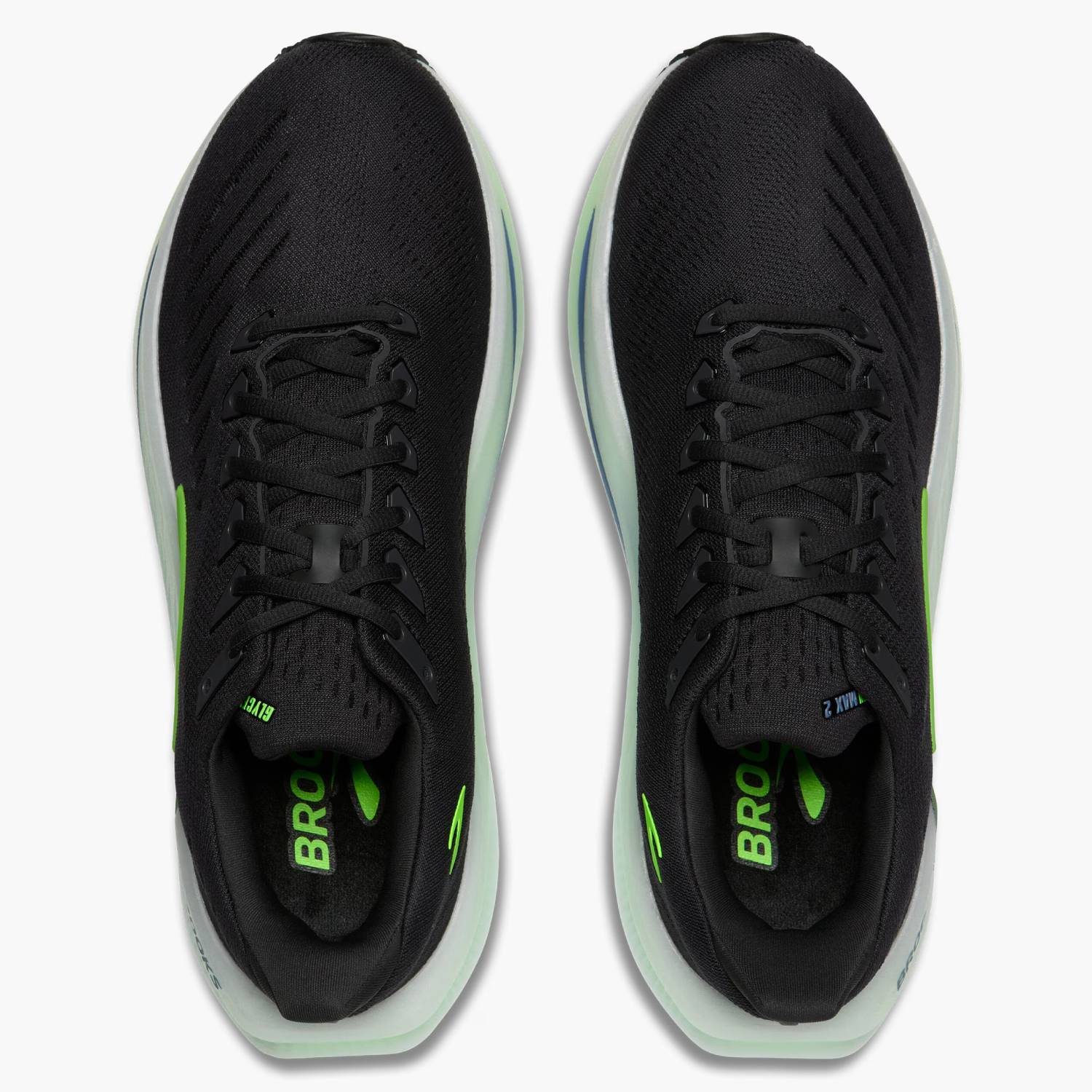 Brooks Glycerin Max 2 Men's Running Shoes, Phantom/White/Green Gecko