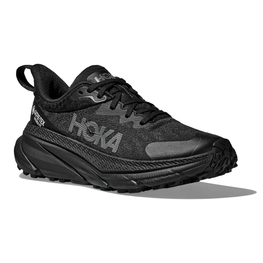 Hoka Challenger 7 GORE-TEX Women's Trail Running Shoes, Black/Black