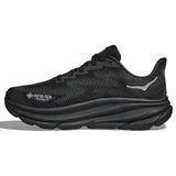 Hoka Clifton 9 GTX Women's Running Shoes, Black/Black