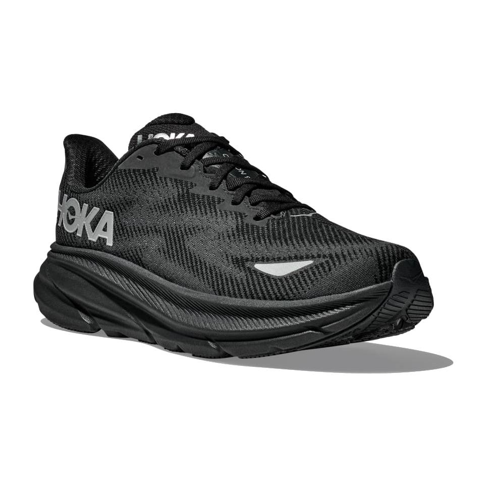 Hoka Clifton 9 GTX Women's Running Shoes, Black/Black