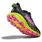 Hoka Speedgoat 6 Women's Trail Running Shoes, Black/Neon Hoka Citrus