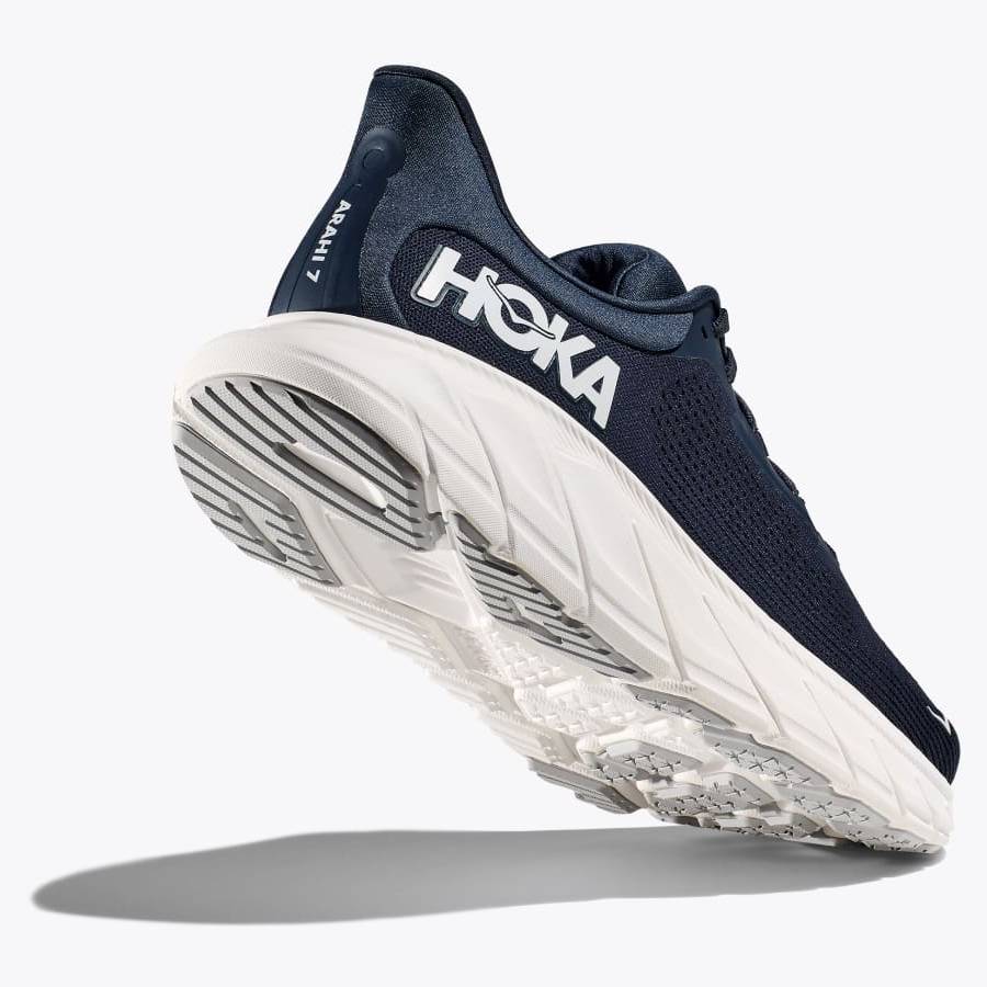 Hoka Arahi 7 Men's Running Shoes, Outer Space/White