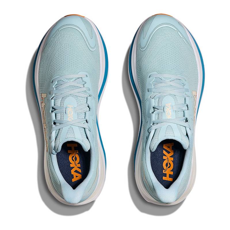 Hoka Skyward X Men's Running Shoes, Clear Sea/Alpine Blue