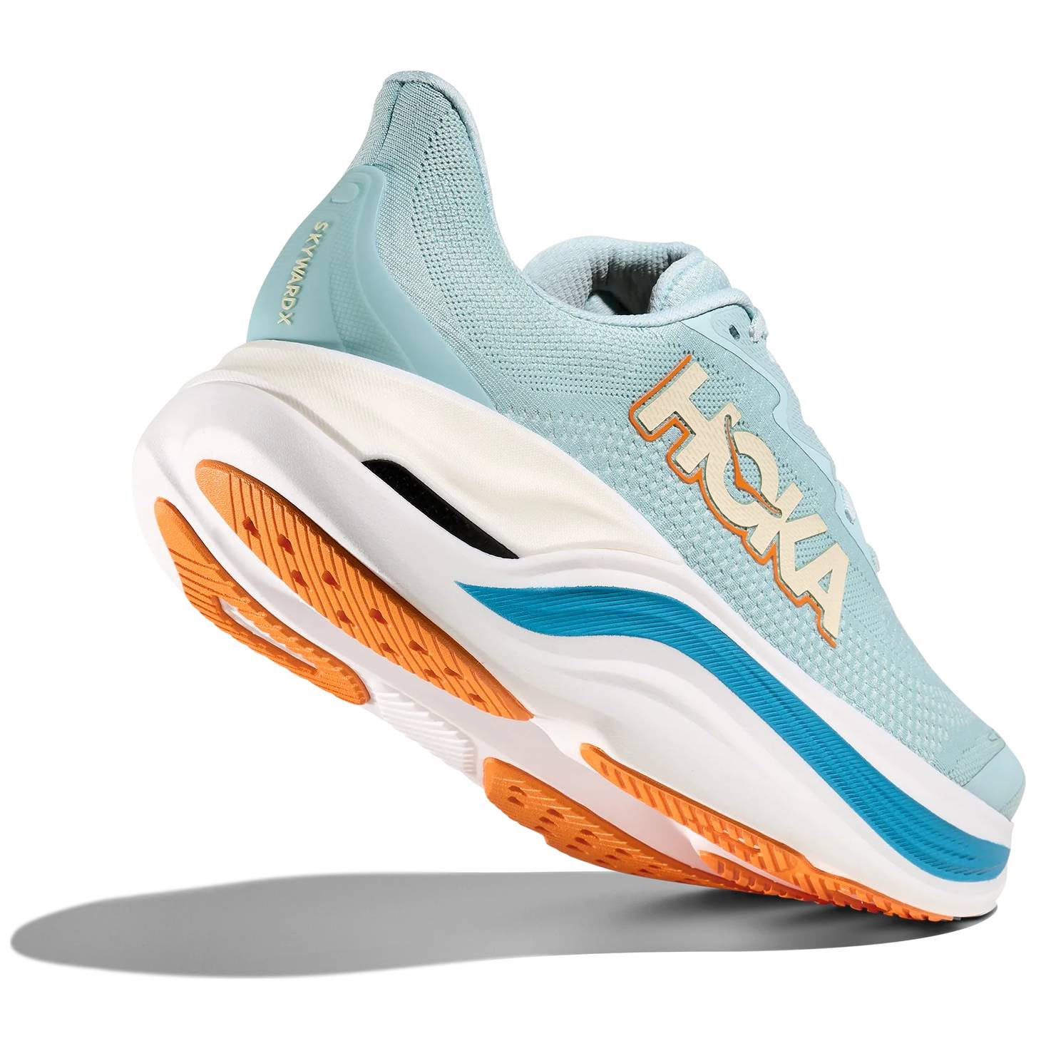 Hoka Skyward X Men's Running Shoes, Clear Sea/Alpine Blue