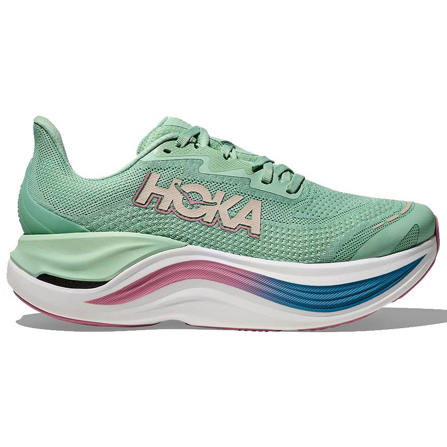 Hoka Skyward X Women's Running Shoes, Jadeite/Dried Rose Main image