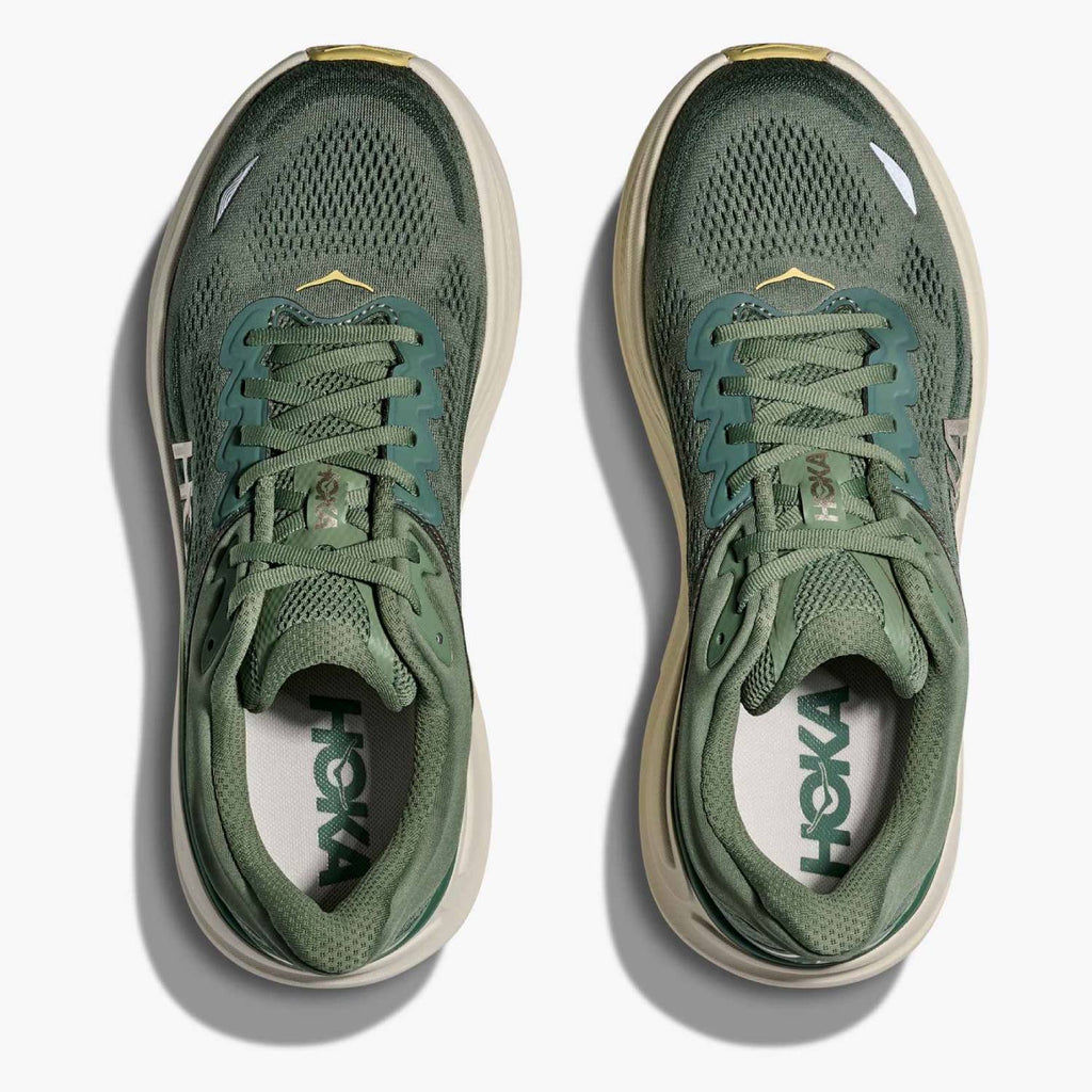 Hoka Bondi 9 Men's Running Shoes, Succulent/Fern