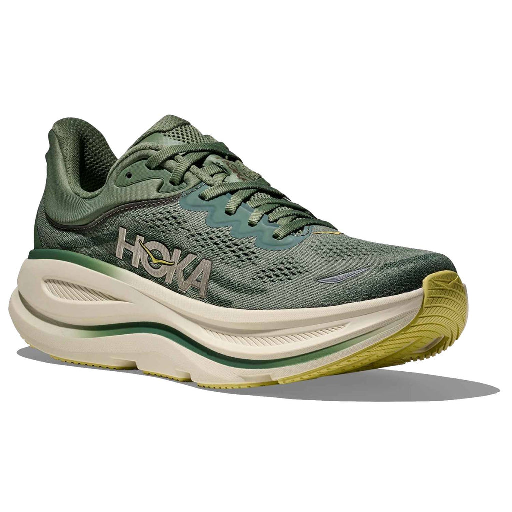 Hoka Bondi 9 Men's Running Shoes, Succulent/Fern