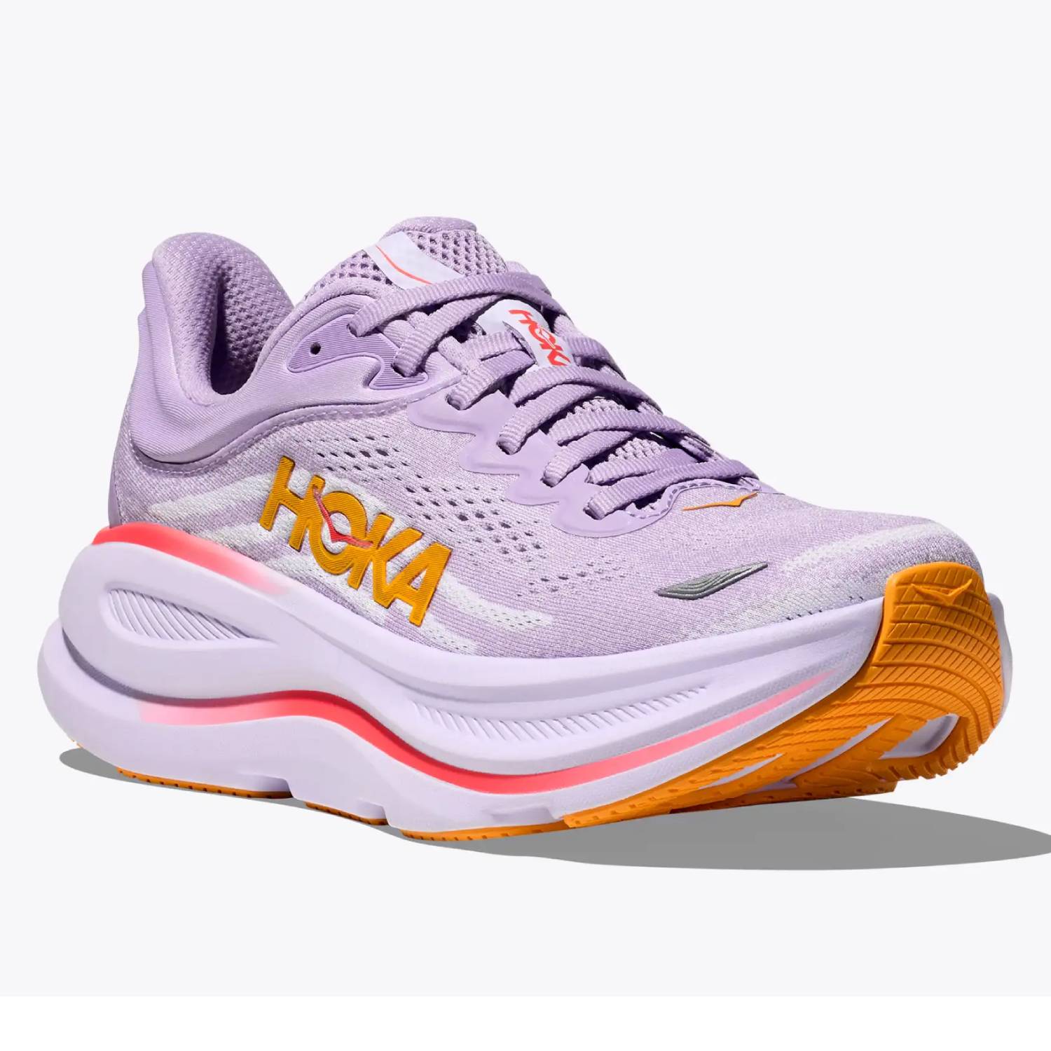 Hoka Bondi 9 Women's Running Shoes,  Aster Flower/Starlight Glow