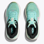 Hoka Bondi 9 Women's Running Shoes, Blue Spark/Mint Fluorite
