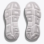 Hoka Bondi 9 Women's Running Shoes, Cosmic Grey/White