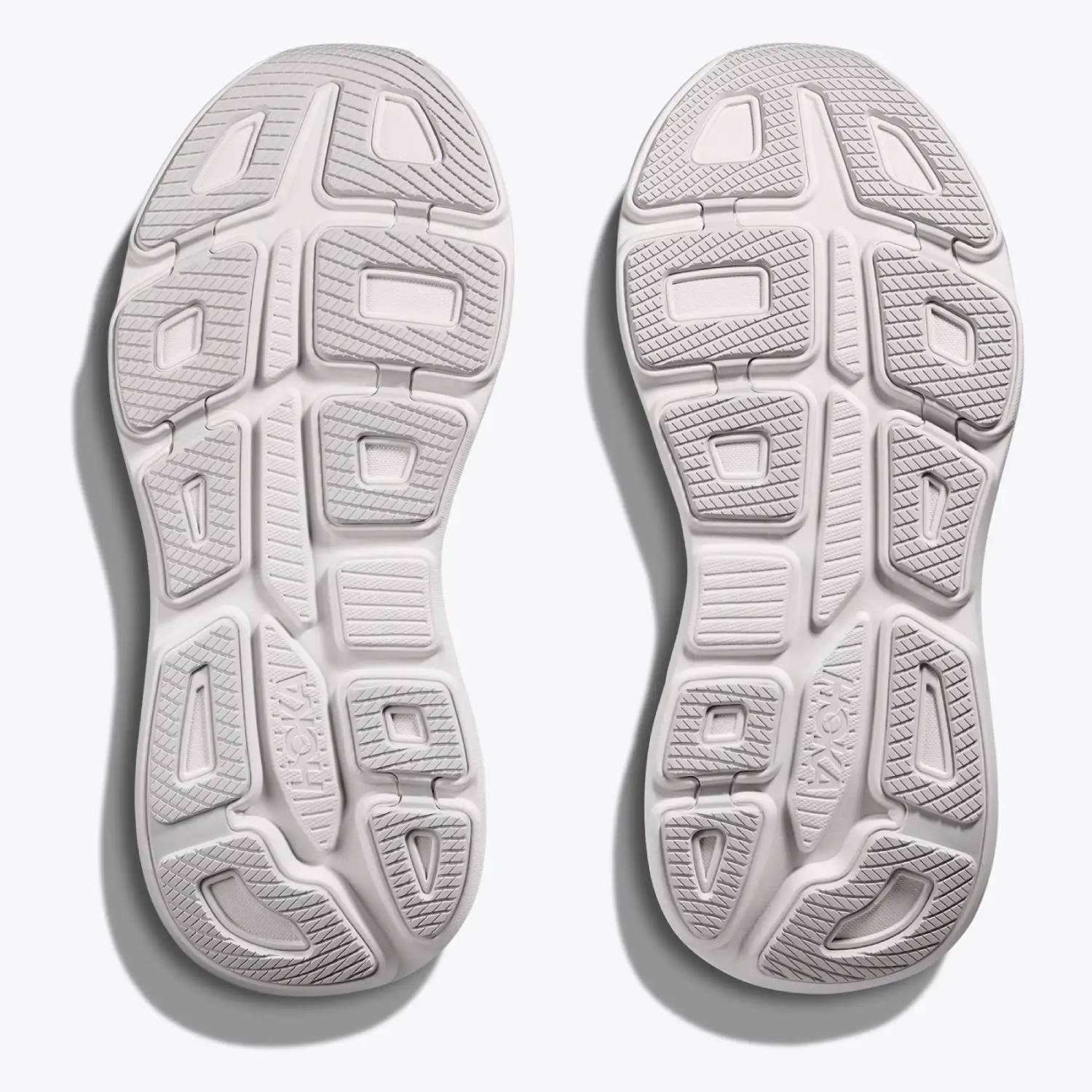 Hoka Bondi 9 Women's Running Shoes, Cosmic Grey/White