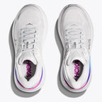 Hoka Bondi 9 Women's Running Shoes, Cosmic Grey/White