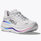 Hoka Bondi 9 Women's Running Shoes, Cosmic Grey/White