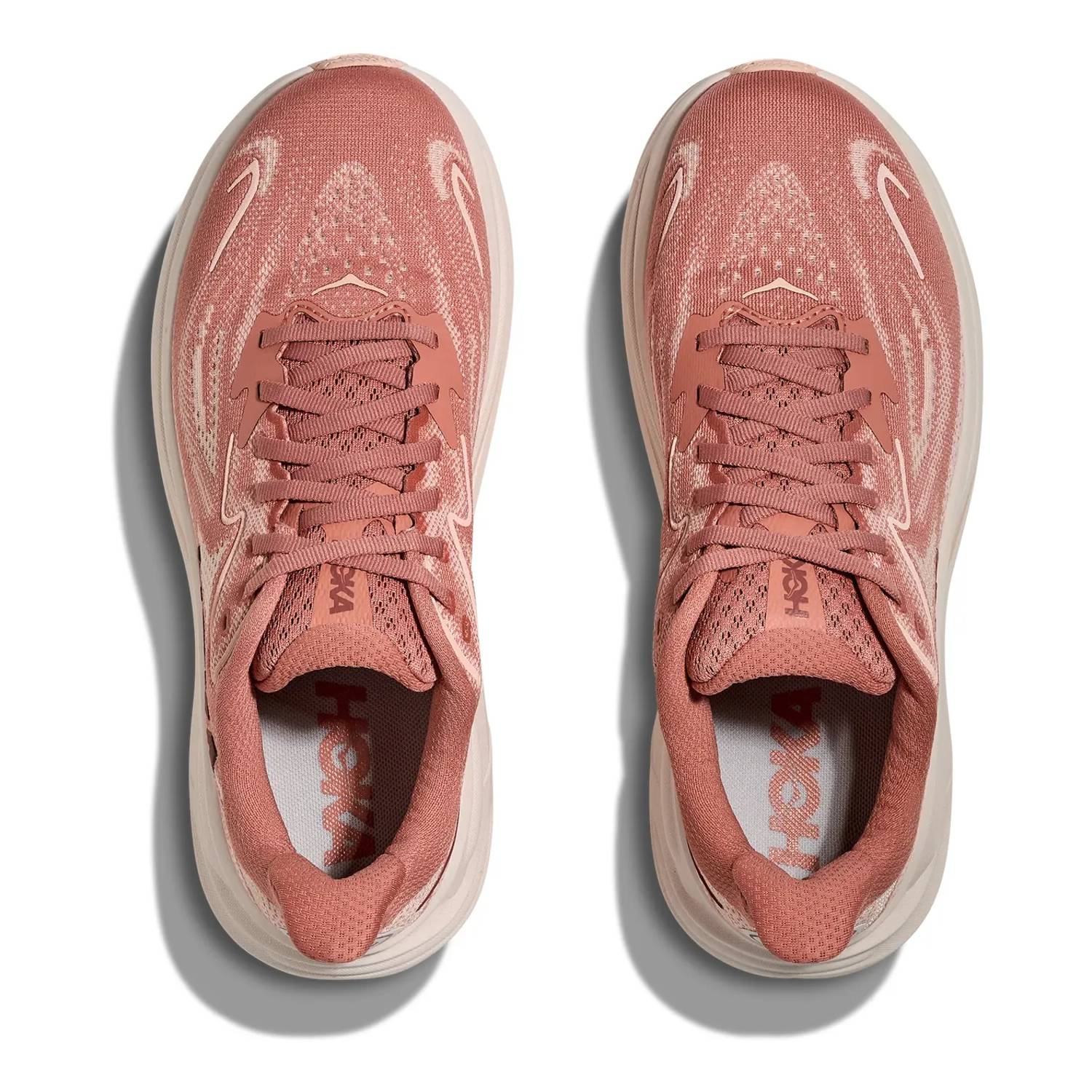 Hoka Clifton 10 Women's Running Shoes, Blush/Rose Latte