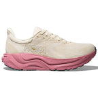 Hoka Arahi 8 Women's Running Shoes, Alabaster/Lingonberry
