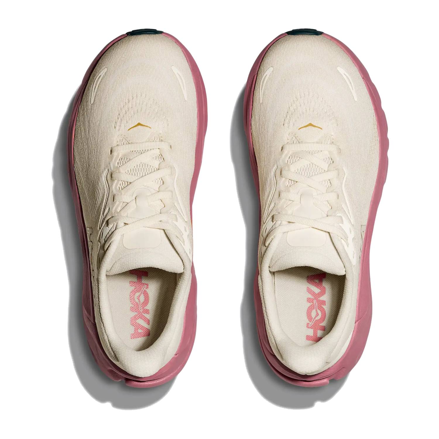 Hoka Arahi 8 Women's Running Shoes, Alabaster/Lingonberry