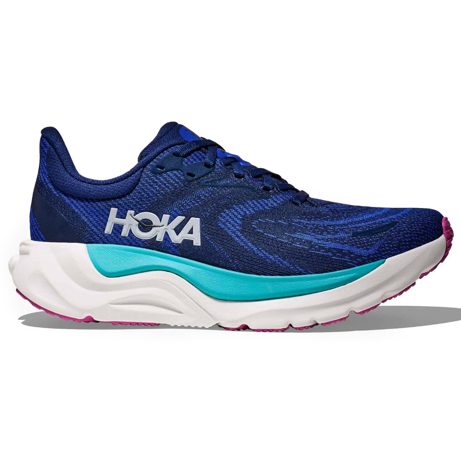 Hoka Arahi 8 Women's Running Shoes, Midnight Blue/Ultramarine