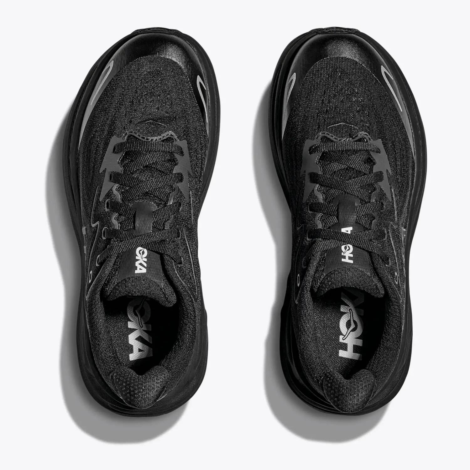 Hoka Clifton 10 Big Kids Running Shoes, Black/Black