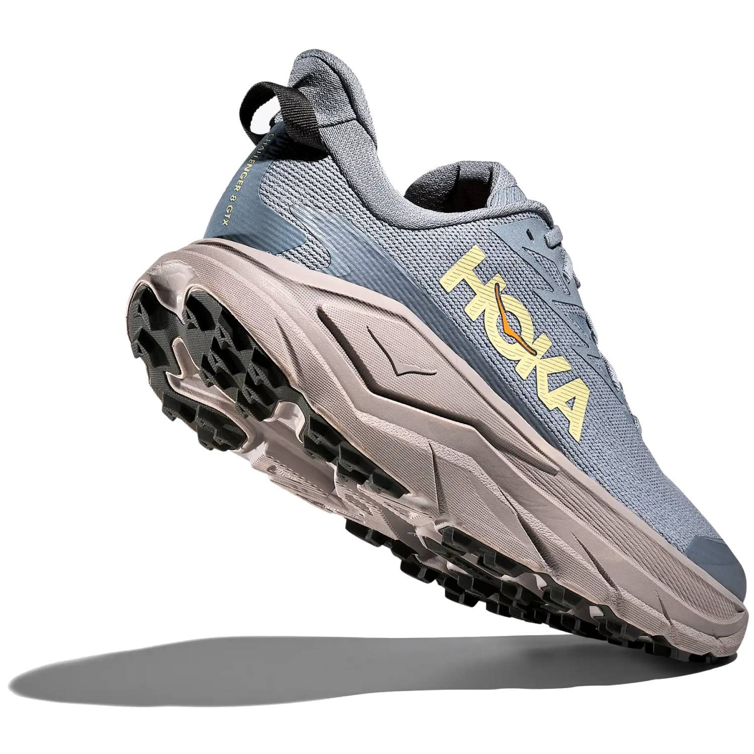 Hoka Challenger 8 Gore-Tex Men's Trail Running Shoes,  Washed Blue/Cement