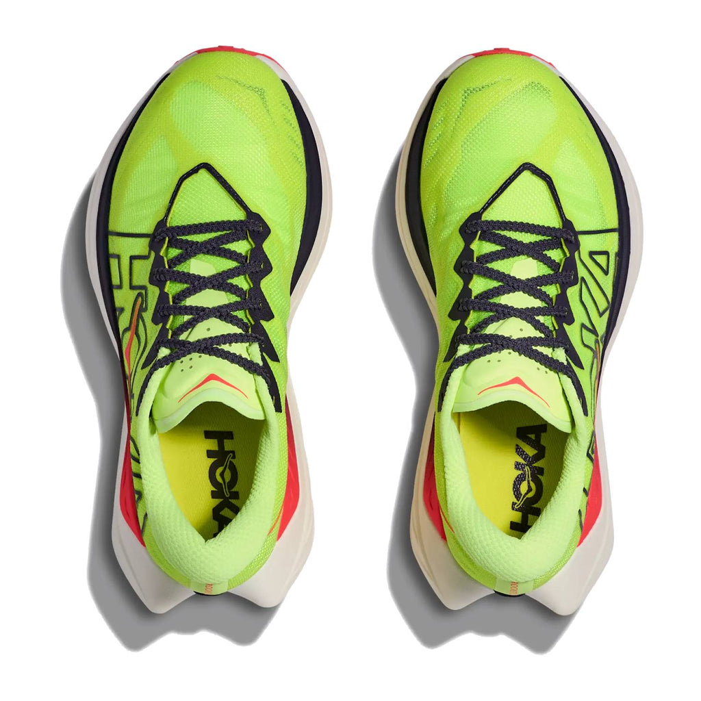 Hoka Rocket X Trail Women's Trail Running Shoes, Neon Yuzu/Neon Flame