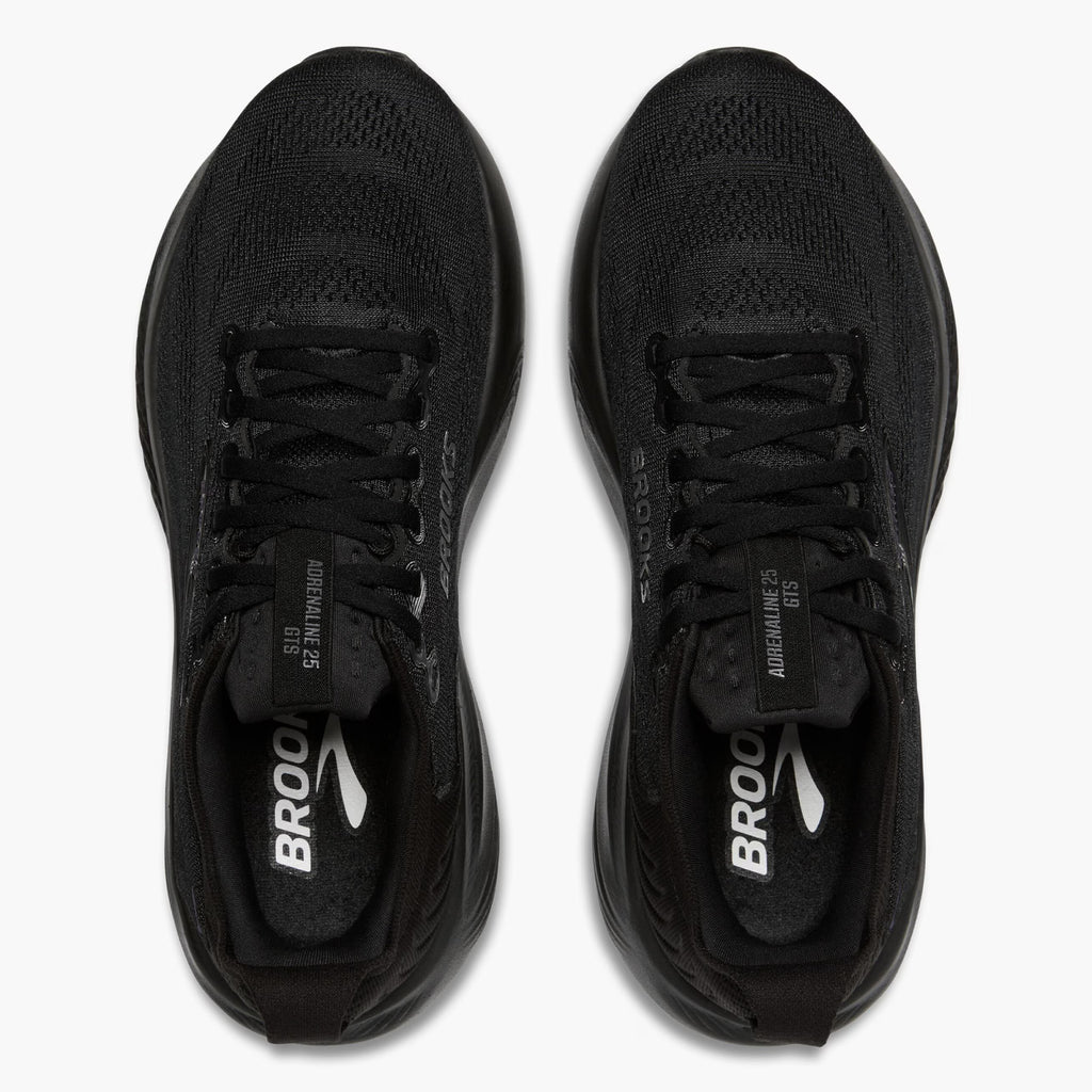 Brooks Adrenaline GTS 25 Women's Running Shoes, Black/Black/Ebony