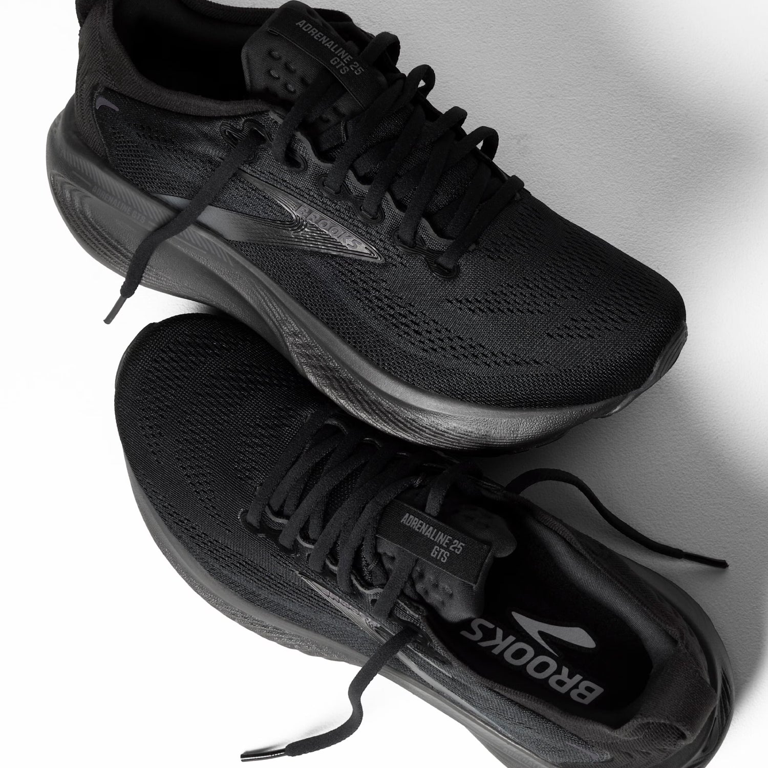 Brooks Adrenaline GTS 25 Women's Running Shoes, Black/Black/Ebony