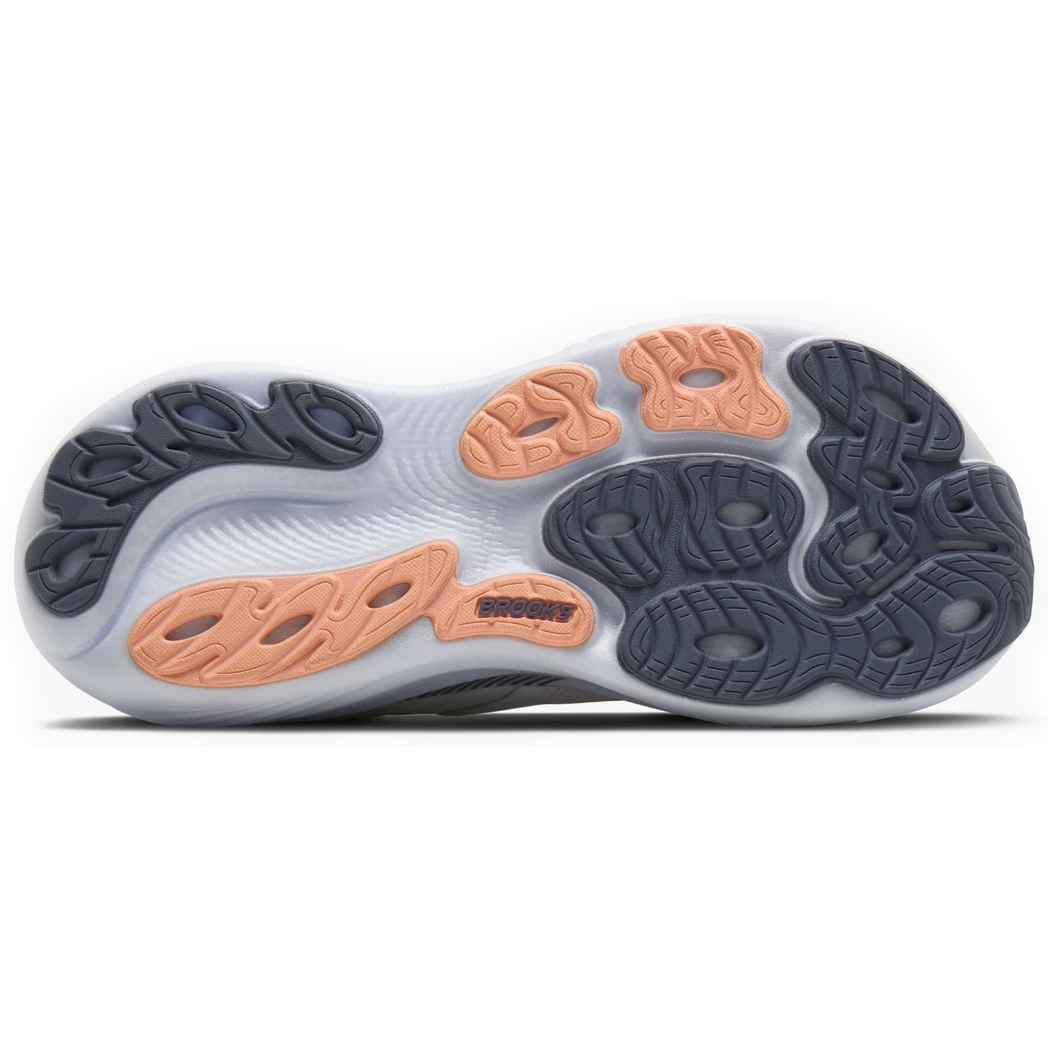 Brooks Adrenaline GTS 25 Women's Running Shoes, Oyster Mushroom/Peach/Grape