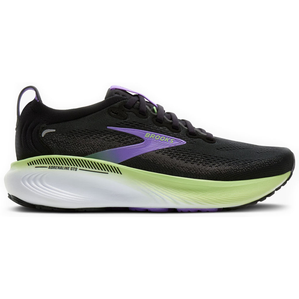 Brooks Adrenaline GTS 25 Women's Running Shoes, Oyster Mushroom/Peach/Grape