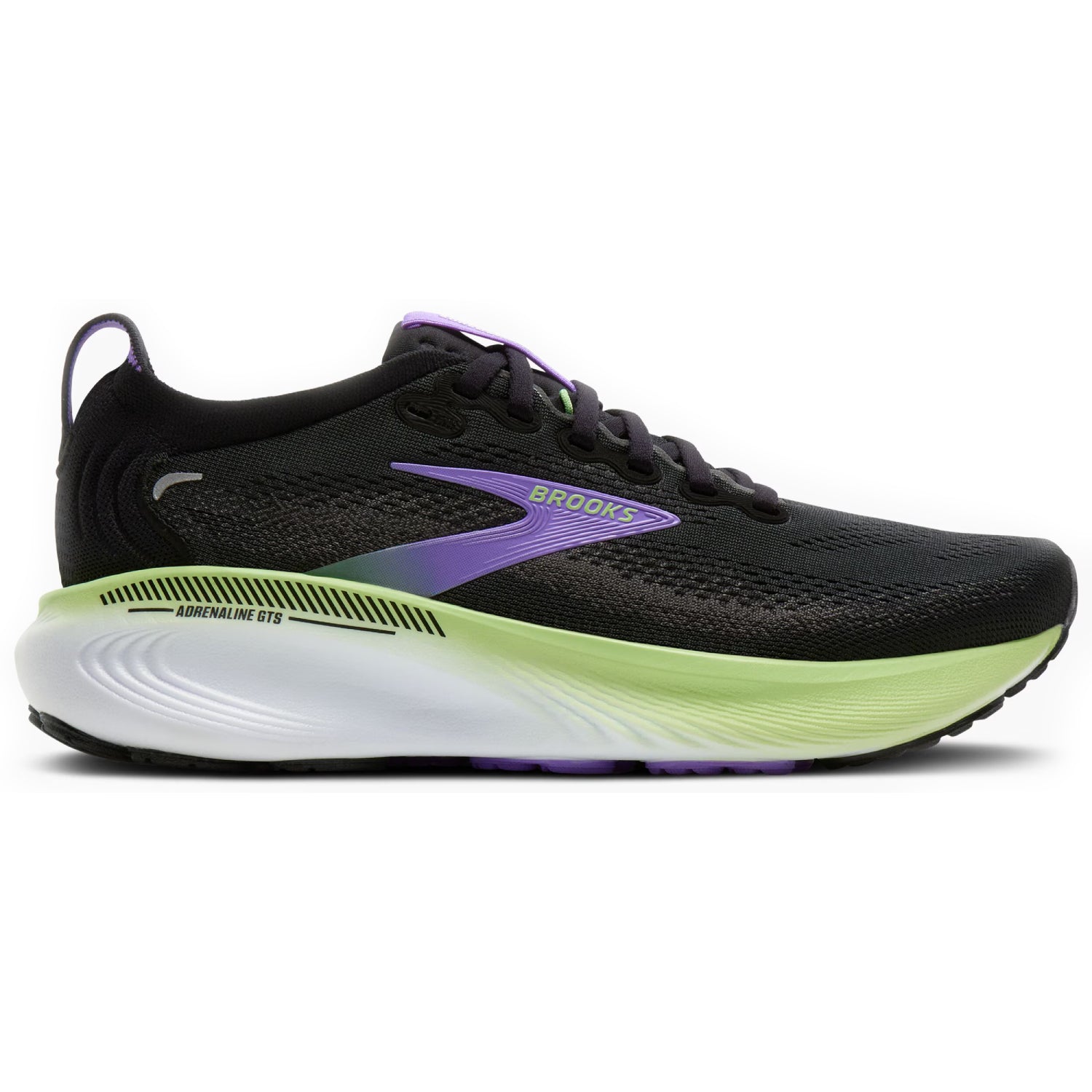 Brooks Adrenaline GTS 25 Women's Running Shoes, Oyster Mushroom/Peach/Grape