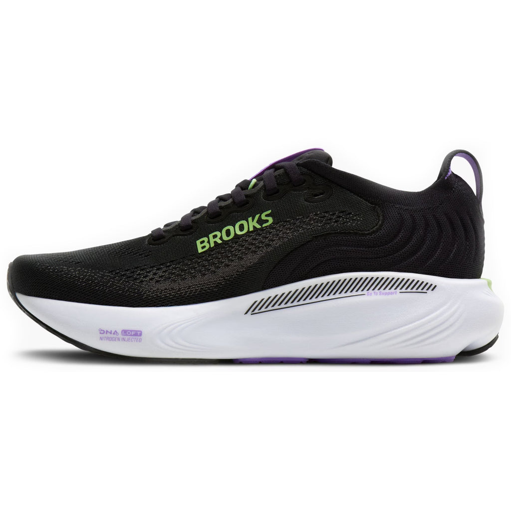 Brooks Adrenaline GTS 25 Women's Running Shoes, Oyster Mushroom/Peach/Grape