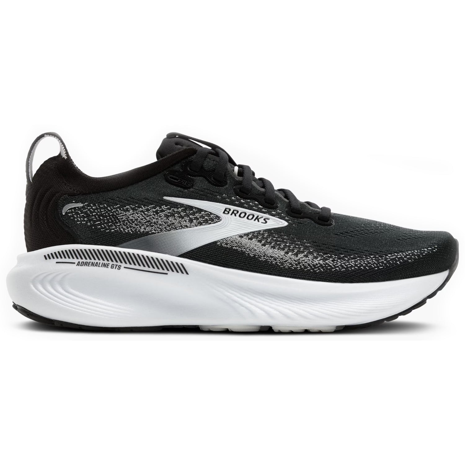 Brooks Adrenaline GTS 25 Women's Running Shoes, Black/Grey/White Main image