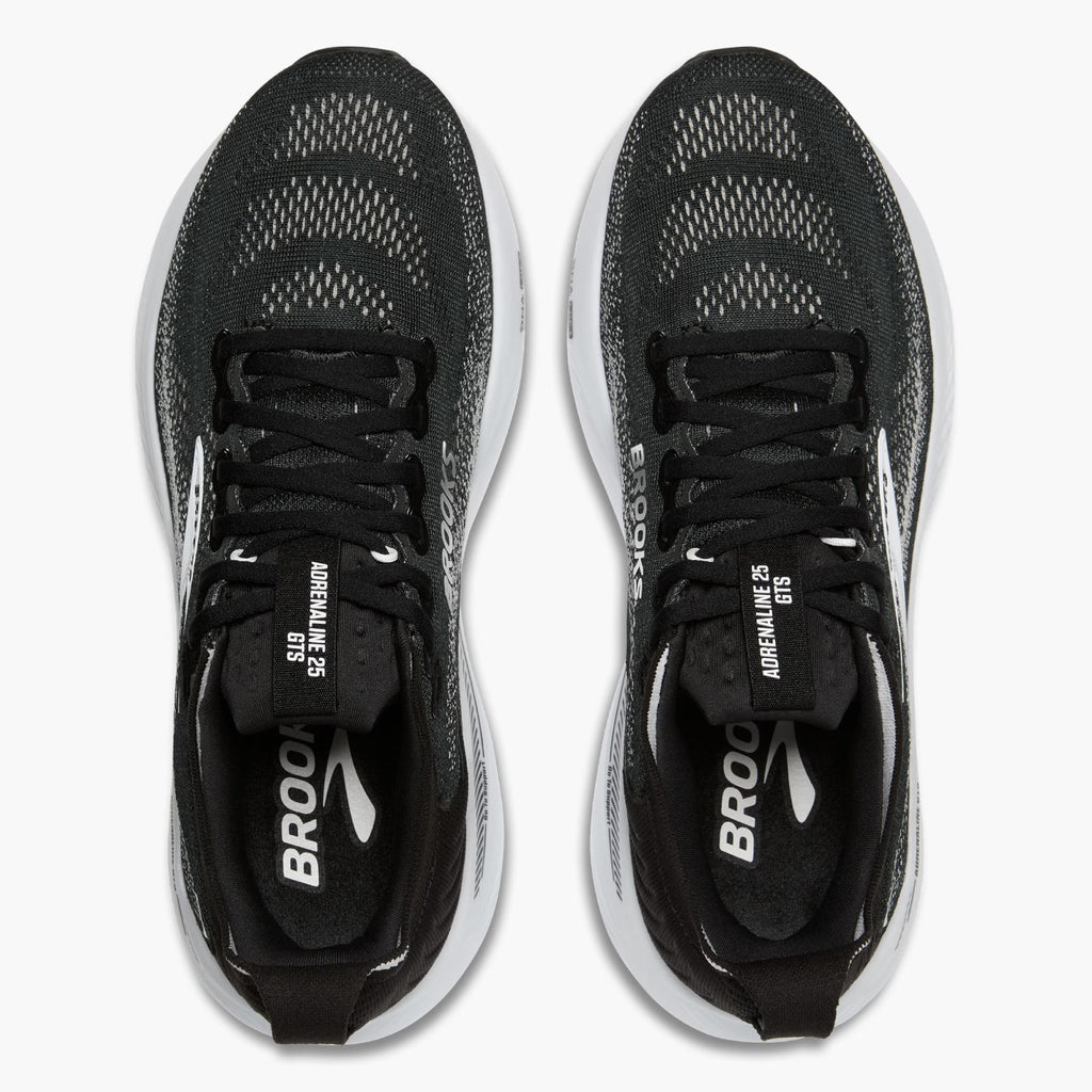 Brooks Adrenaline GTS 25 Women's Running Shoes, Black/Grey/White