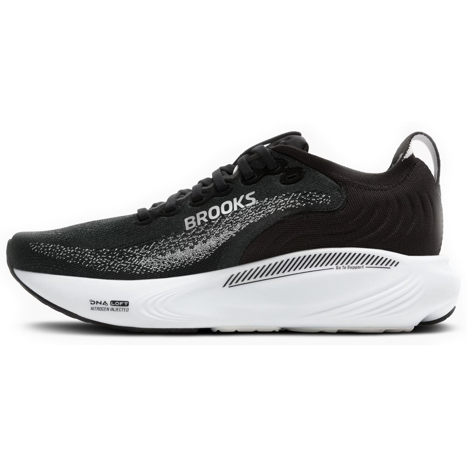 Brooks Adrenaline GTS 25 Women's Running Shoes, Black/Grey/White