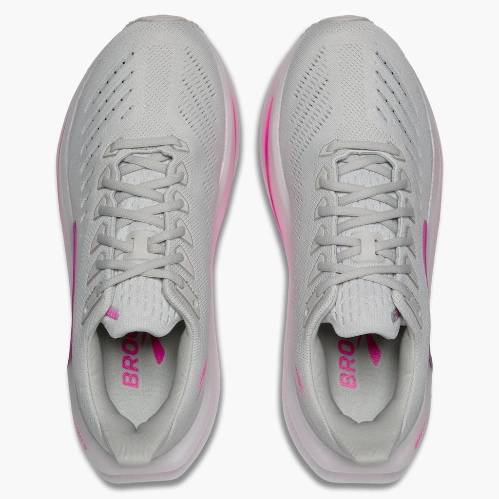 Brooks Glycerin Max 2 Women's Running Shoes, Oyster/Argyle/Cyber Pink