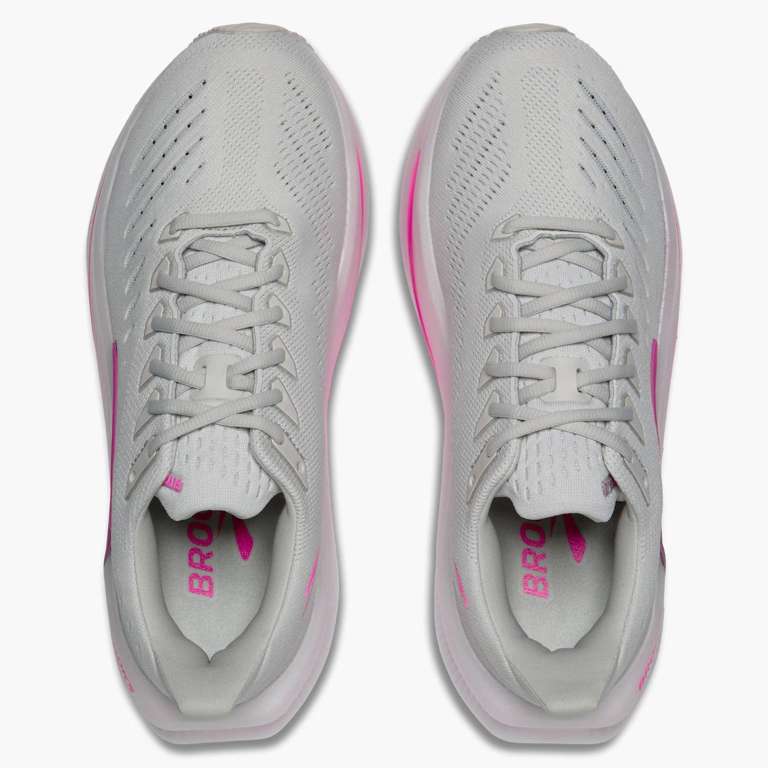 Brooks Glycerin Max 2 Women's Running Shoes, Oyster/Argyle/Cyber Pink