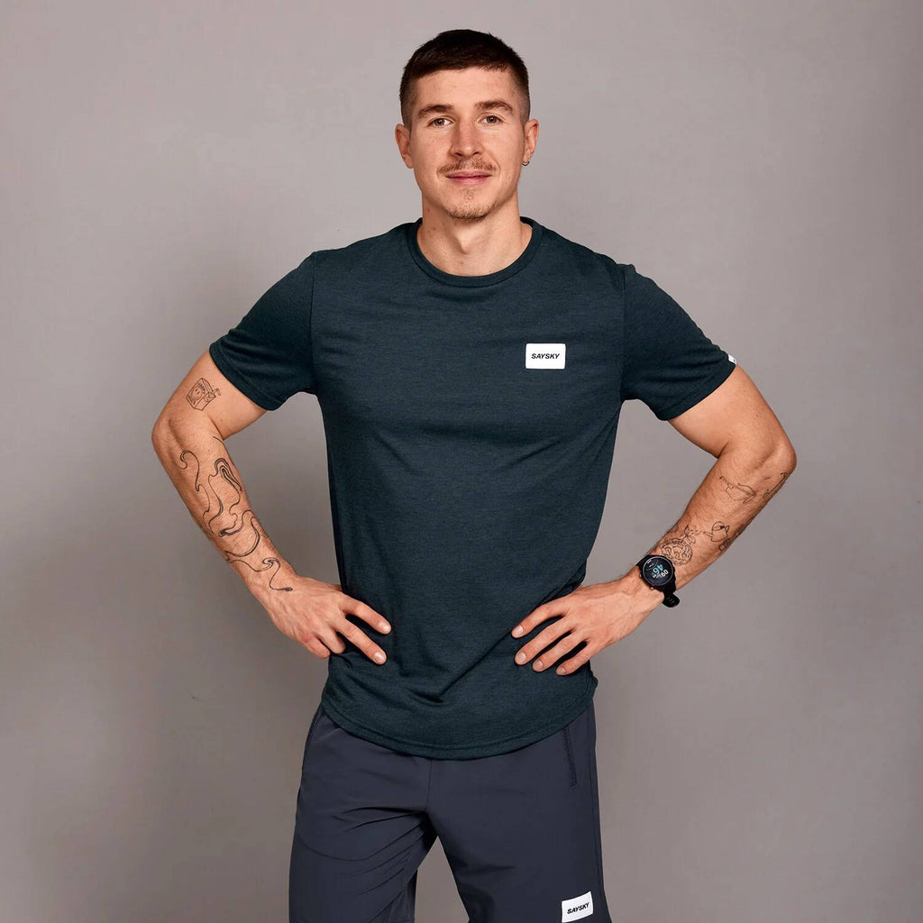 Saysky Clean Motion T-Shirt, Grey