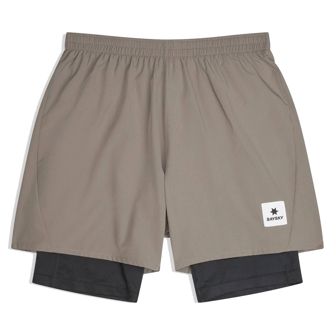 Saysky Pace 2in1 Shorts 5", Taupe Main image