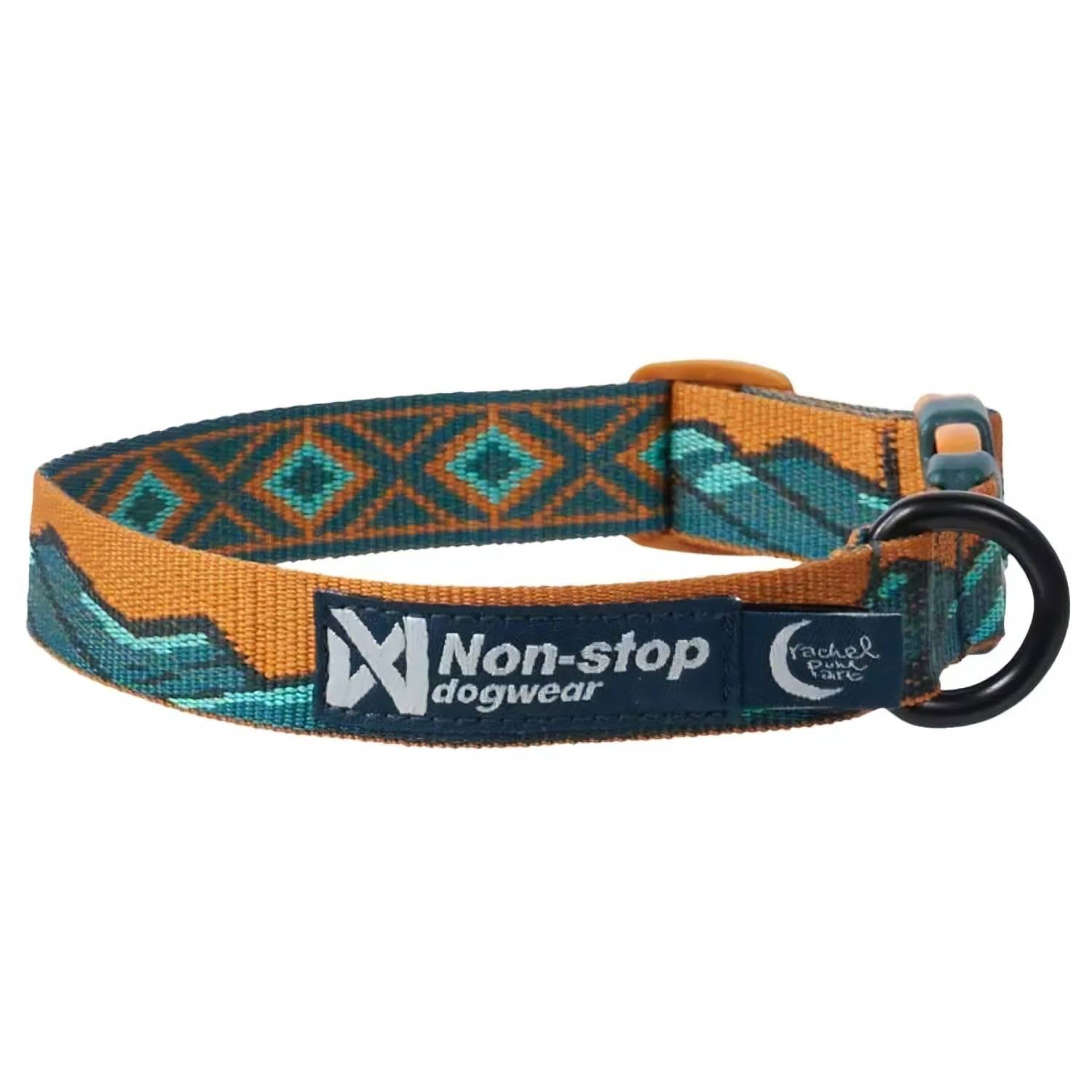 Non-Stop Dogwear Trail Quest Collar Rachel Pohl Edition, Teal/Oak Main image