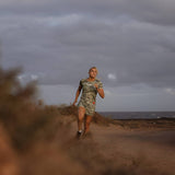 Saysky WMNS Pace Shorts, Tiger Camo