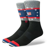 Stance USA Praise Crew Socks, Black