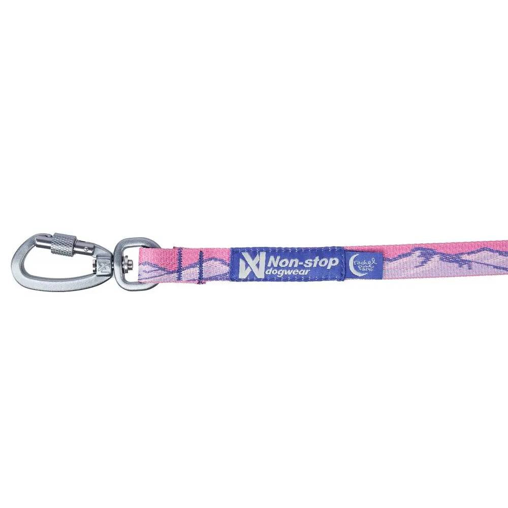 Non-Stop Dogwear Trail Quest Leash Rachel Pohl Edition, Purple/Pink