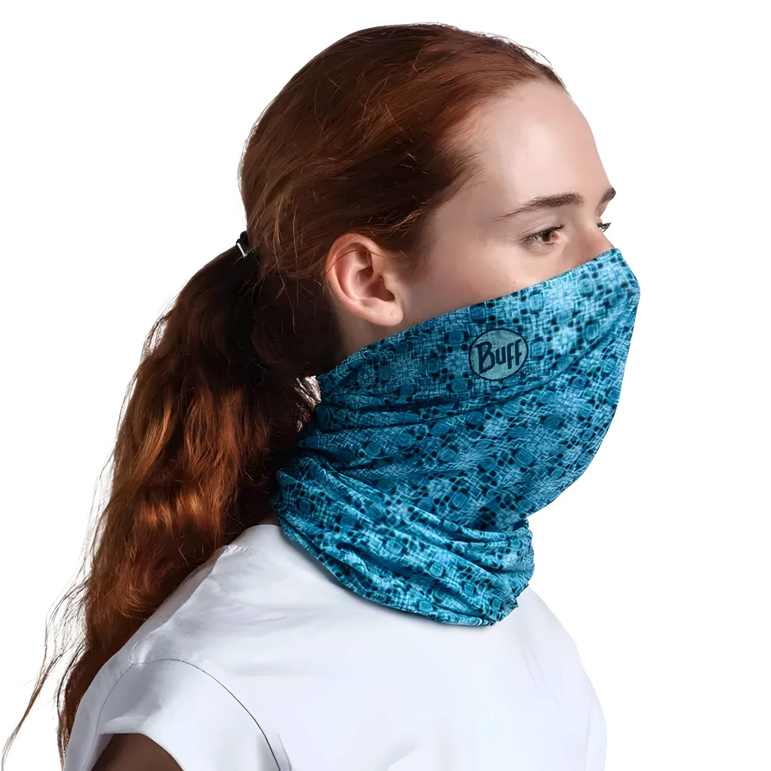Buff CoolNet UV Neckwear, Balmore Blue