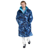 Dryrobe Advance Long Sleeve, Blue Camo Blue