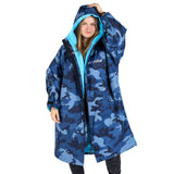 Dryrobe Advance Long Sleeve, Blue Camo Blue