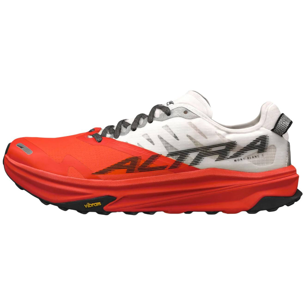 Altra Mont Blanc Carbon Men's Running Shoes, White/Coral