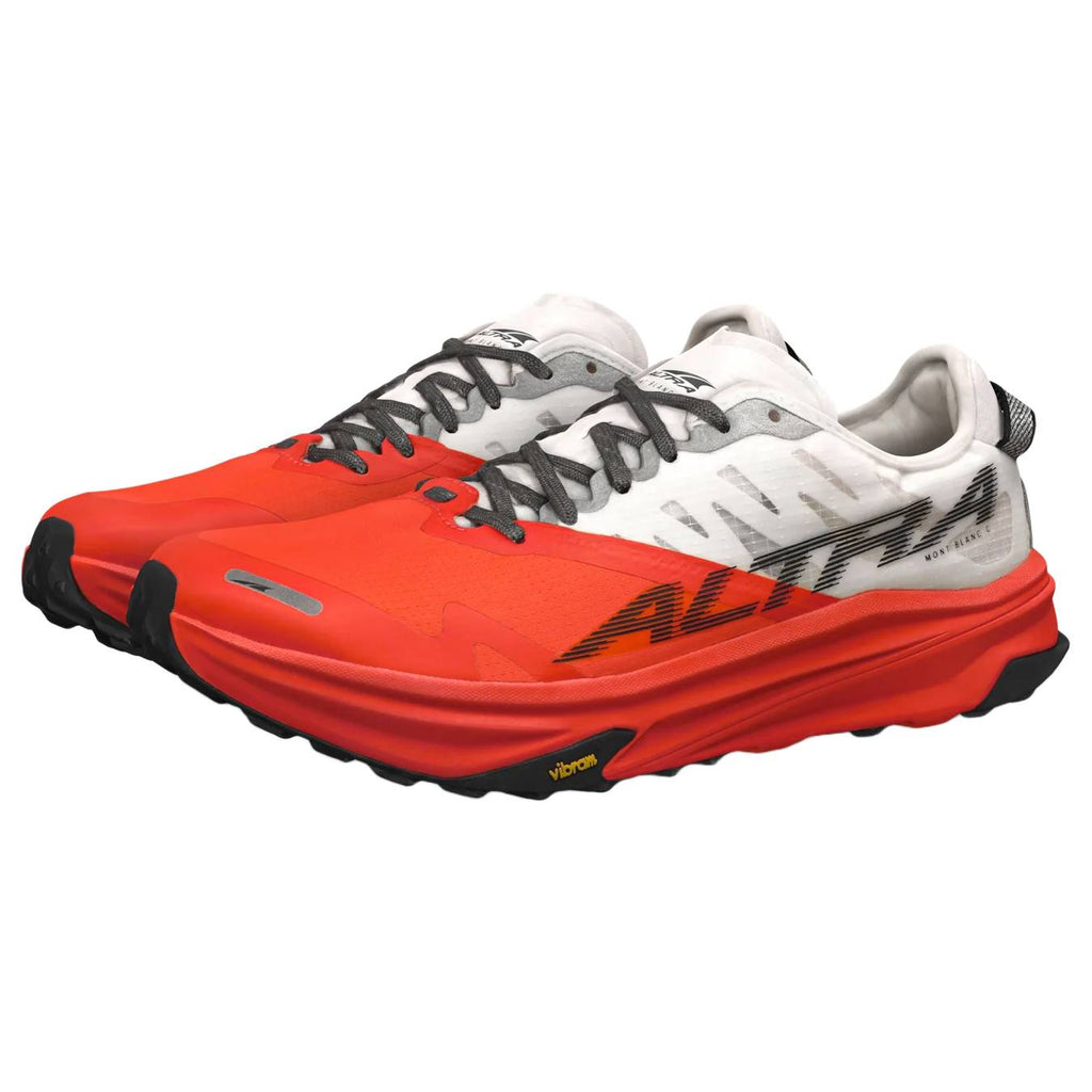 Altra Mont Blanc Carbon Men's Running Shoes, White/Coral