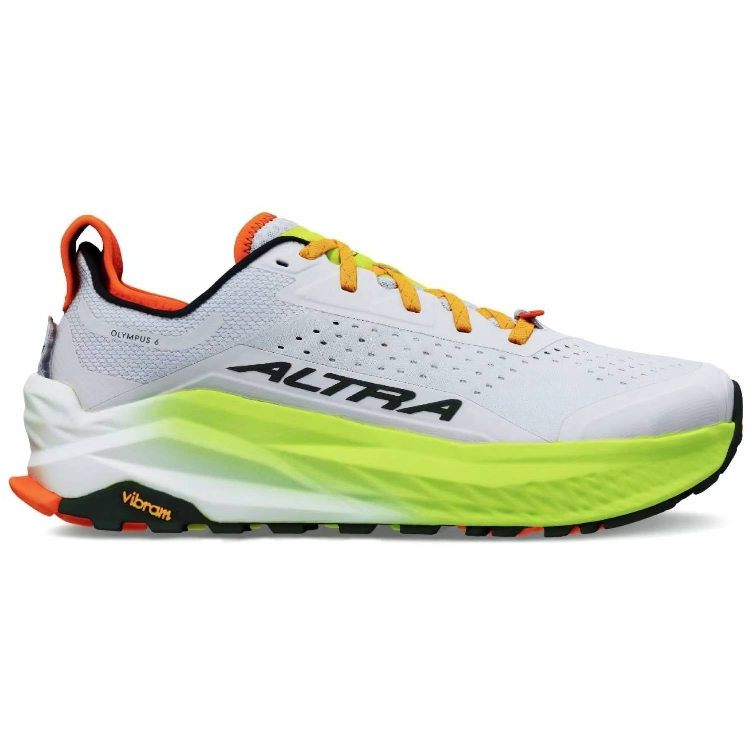 Altra Olympus 6 Men's Trail Running Shoes, Grey/Lime Main image